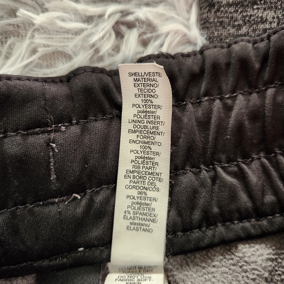 Adidas Dark Gray Space Dye Fleece Lined Joggers - Picture 8 of 8